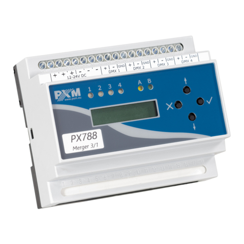 PXM Merger DMX 3/1 User manual