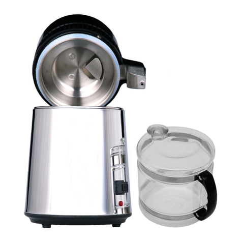Make Water Pure WATER DISTILLER user manual