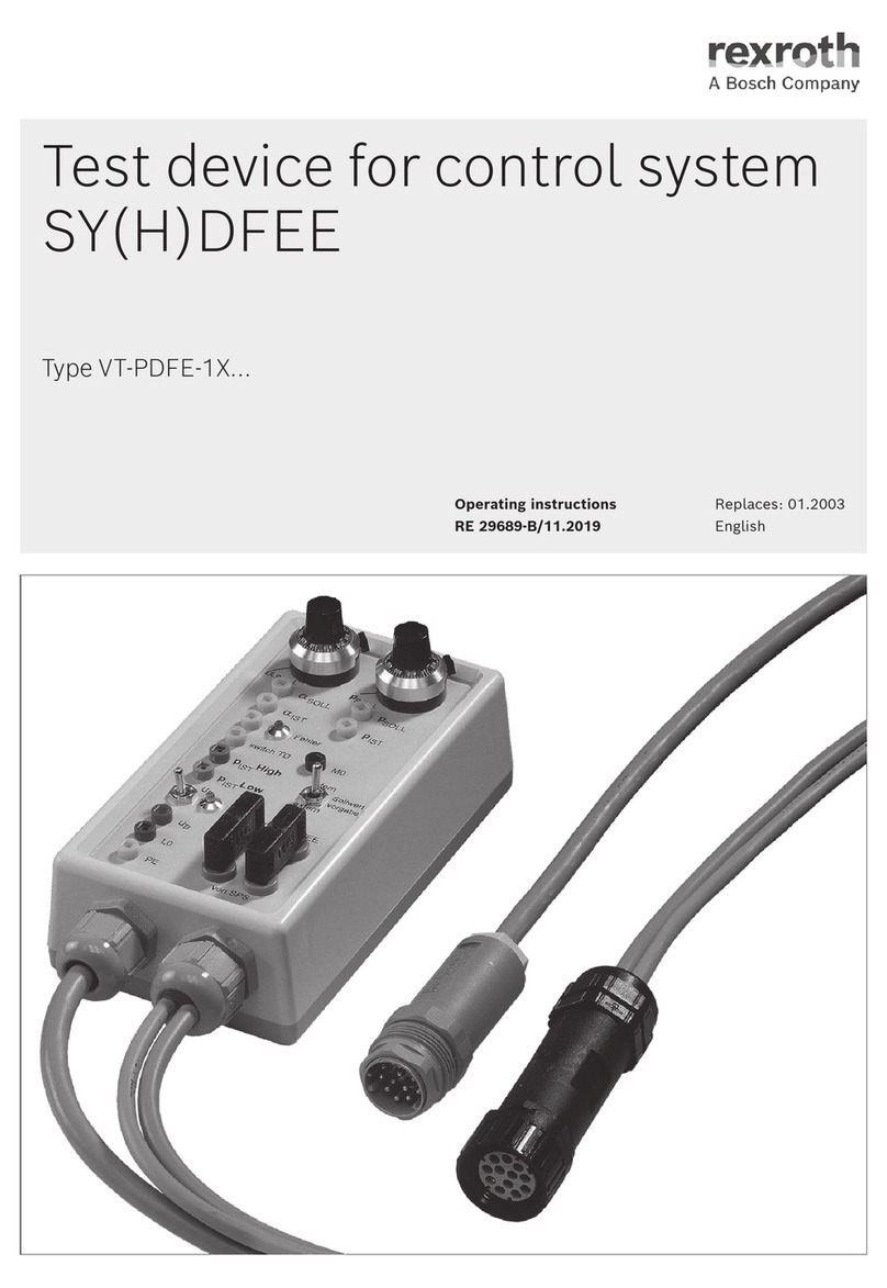 Bosch Rexroth VT-PDFE-1X Series operating instructions