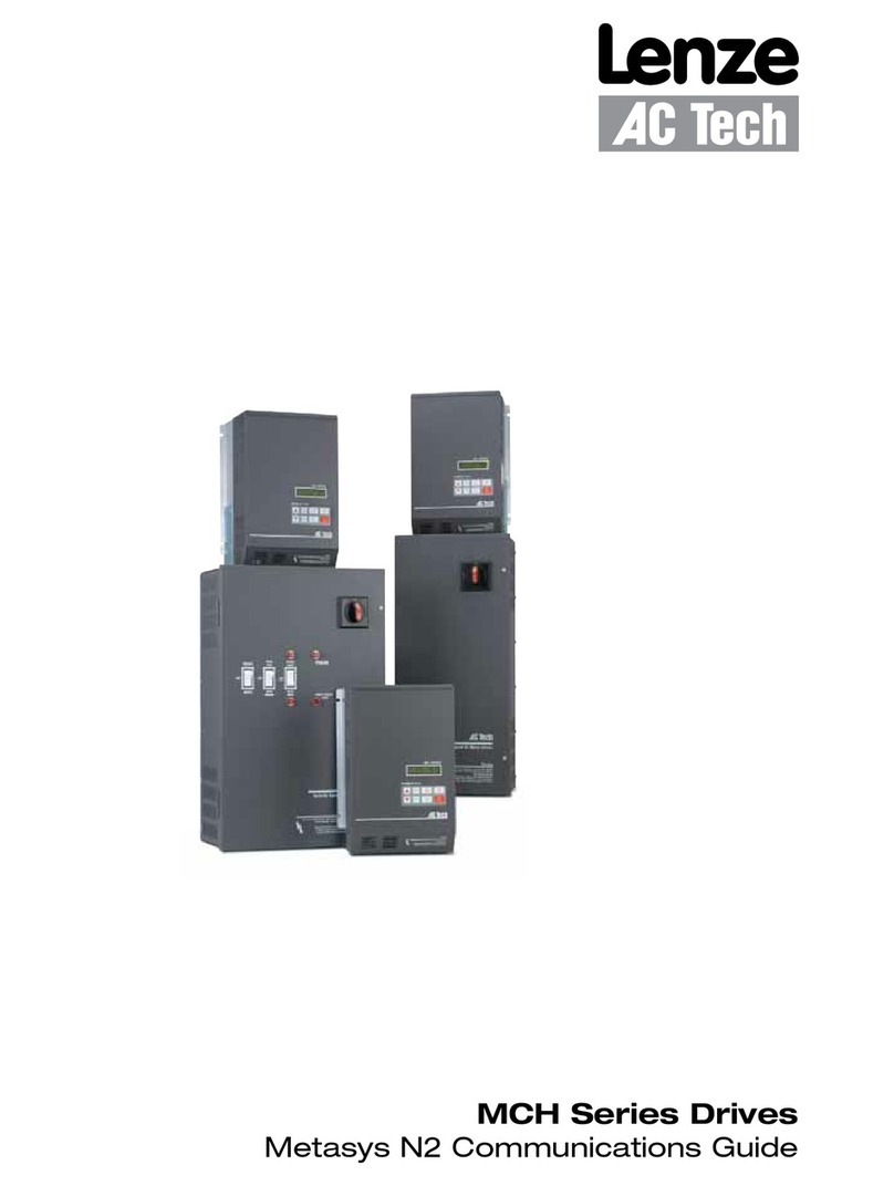 Lenze AC Tech MCH Series User manual
