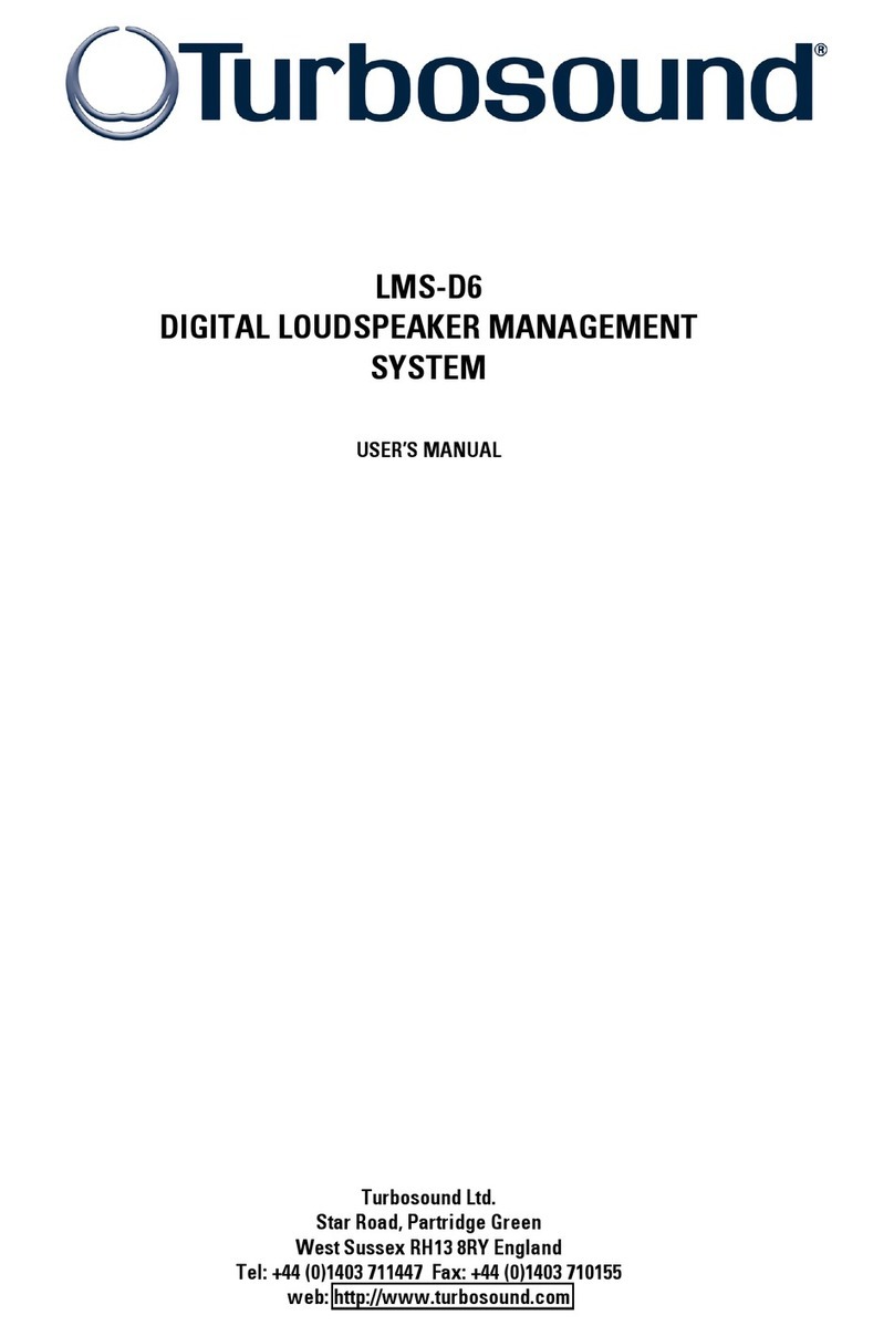 Turbosound LMS-D6 user manual Turbosound LMS-D6 user manual
