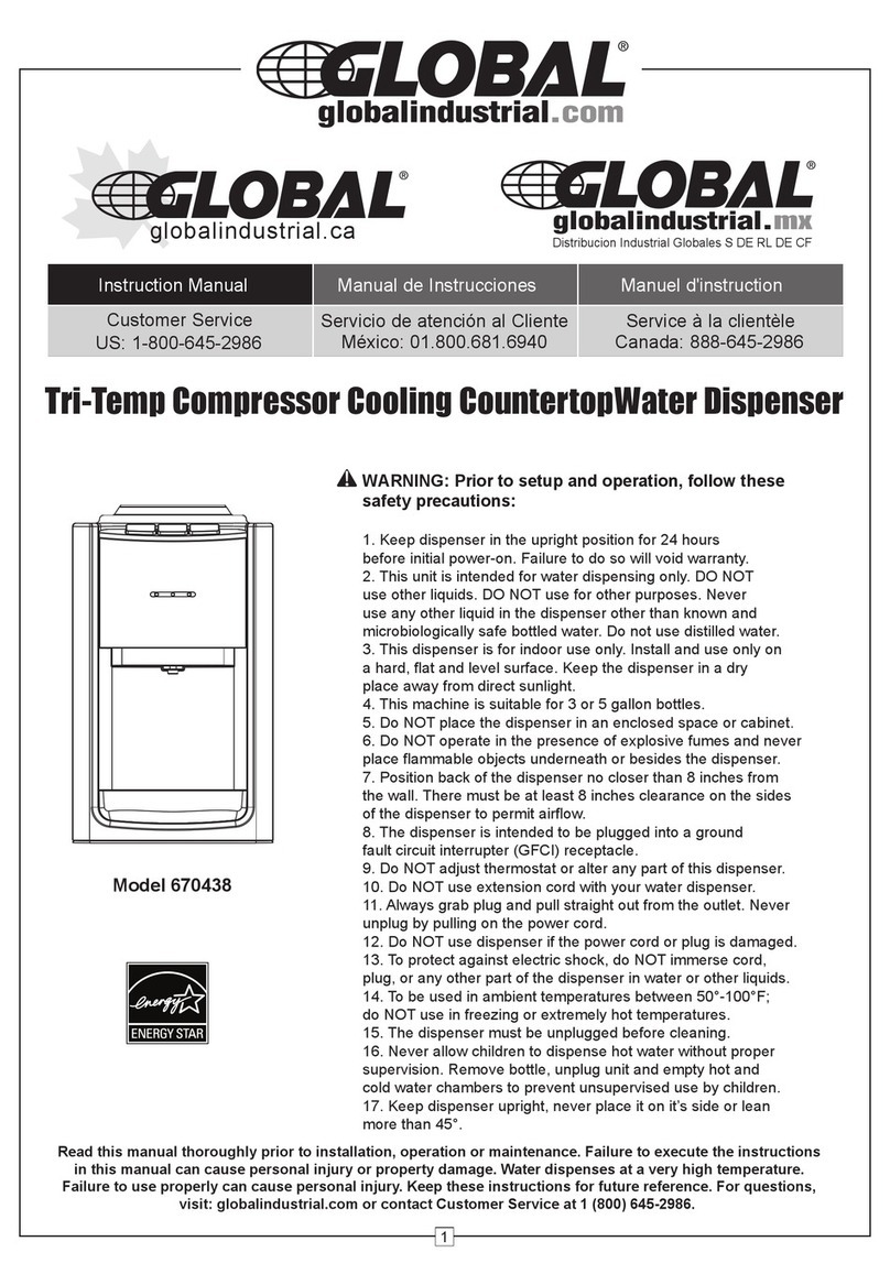 Global 670438 instruction manual