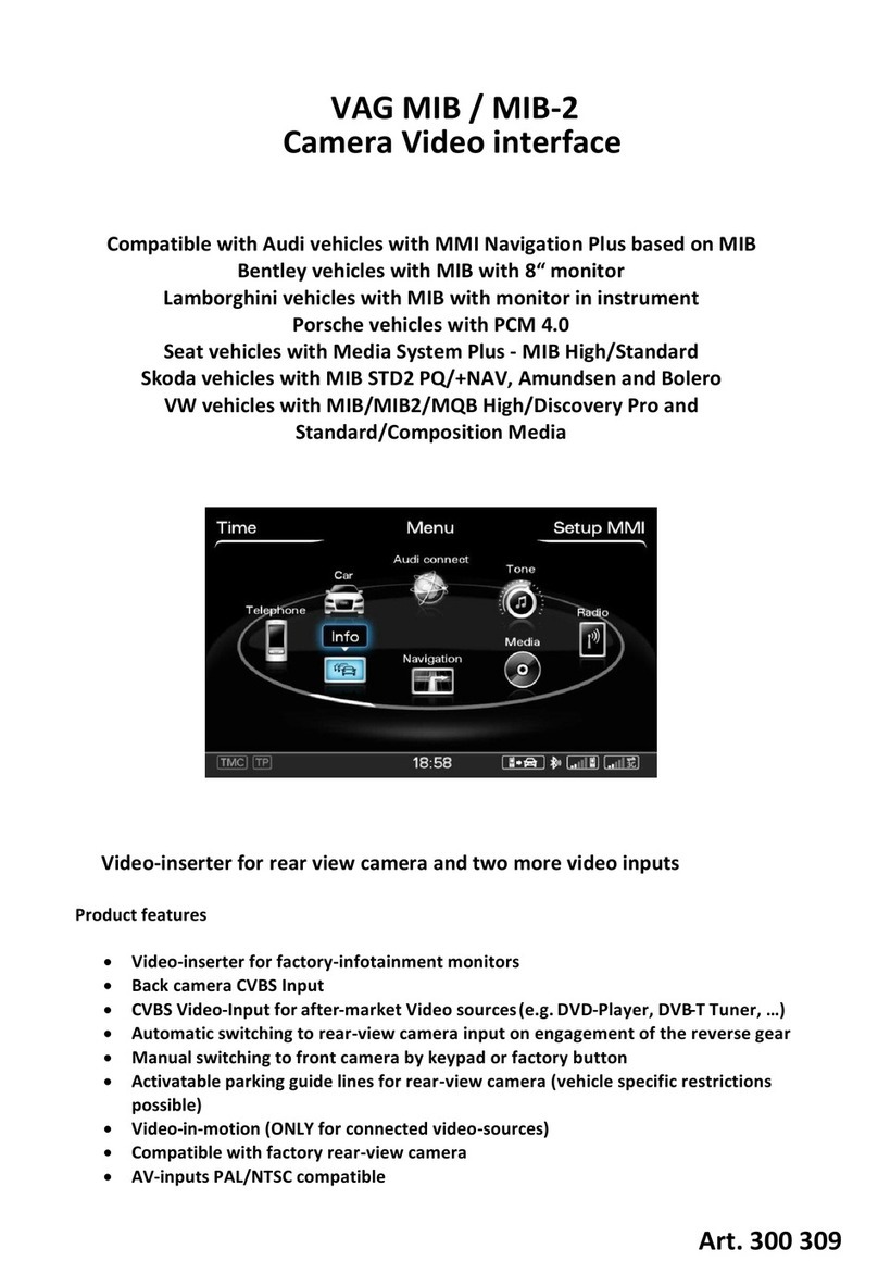 Gazer VAG MIB User manual