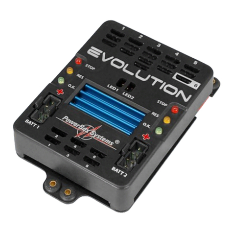 PowerBox Systems EVOLUTION instruction manual