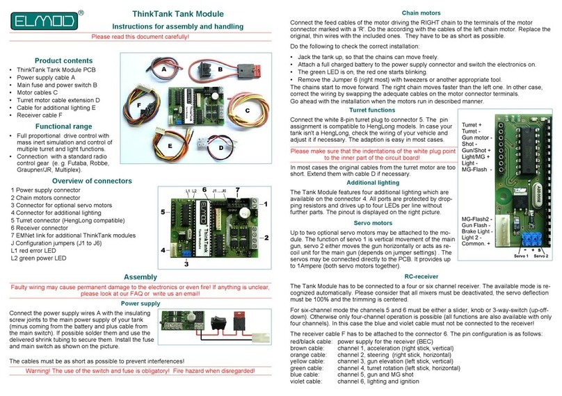 ElMod ThinkTank Tank Module Assembly instructions