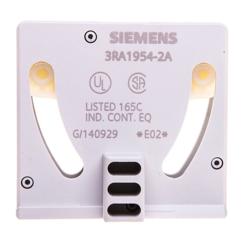 Siemens SIRIUS User manual