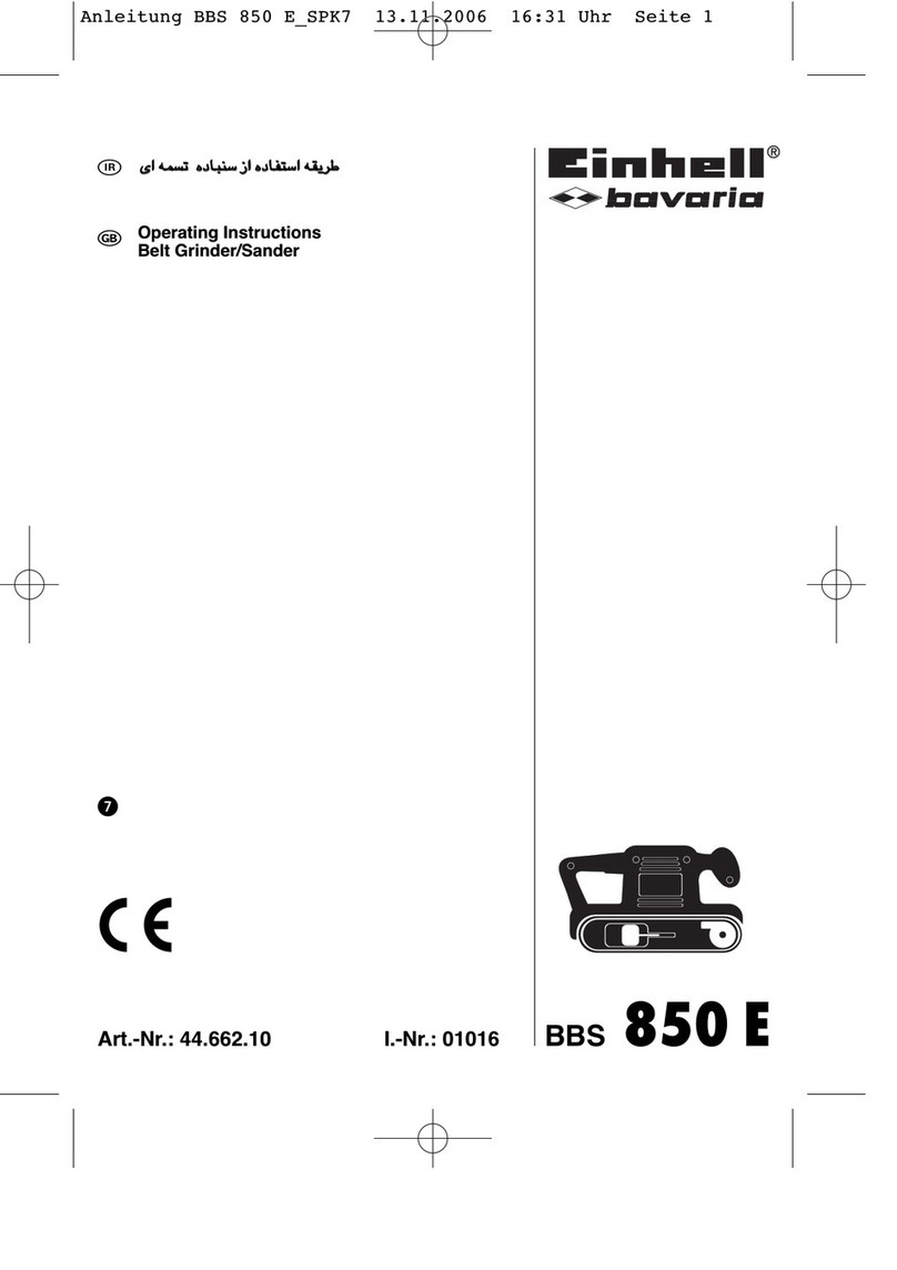 EINHELL Bavaria BBS 850 E User manual
