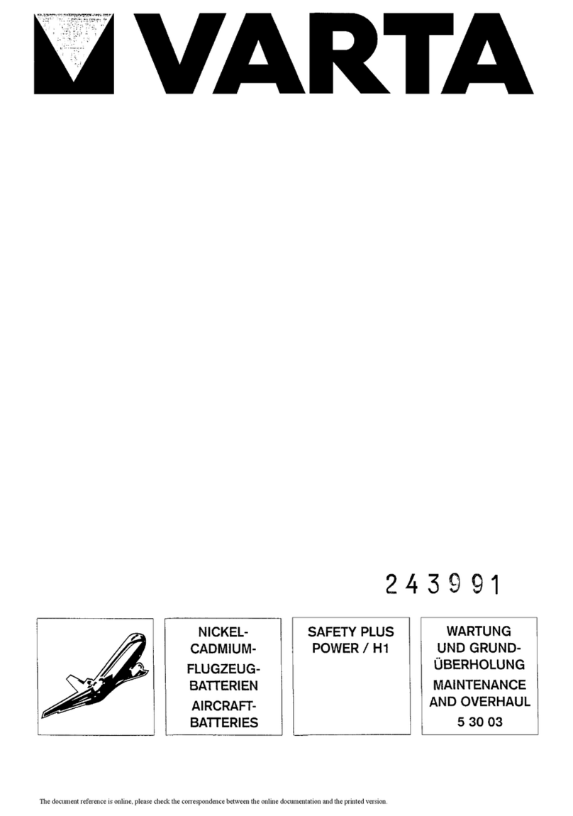 Varta F 20/15 H1 C maintenance