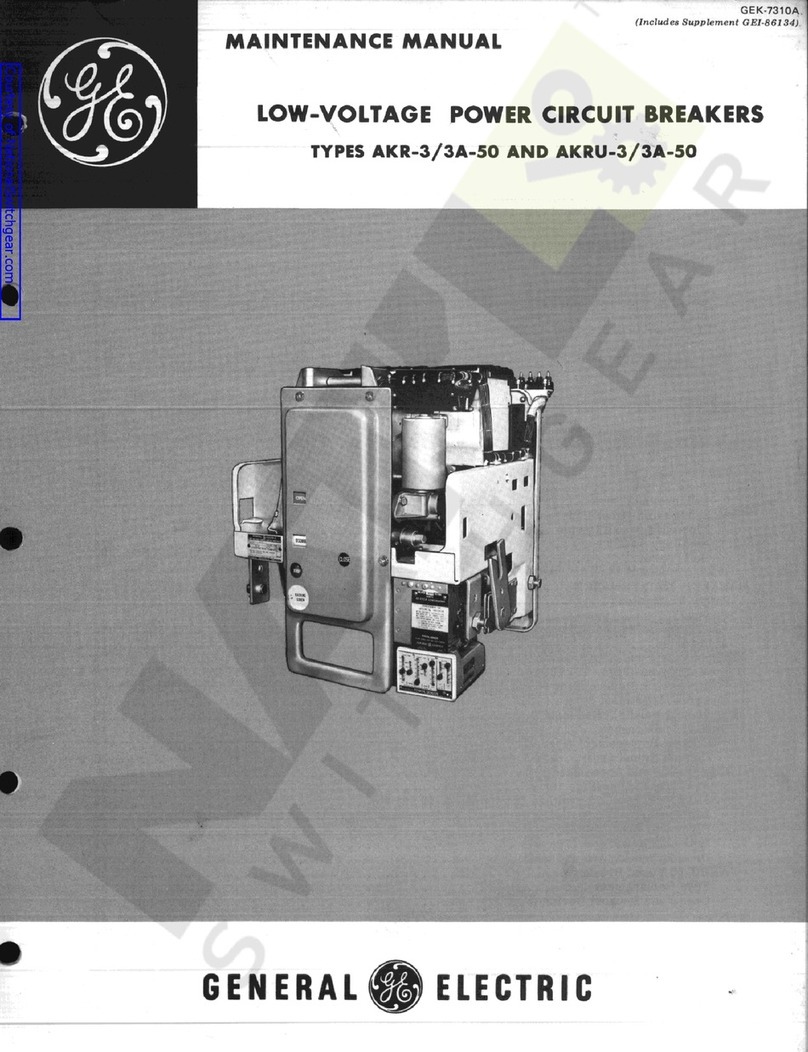 GE AKR-3-50 User manual