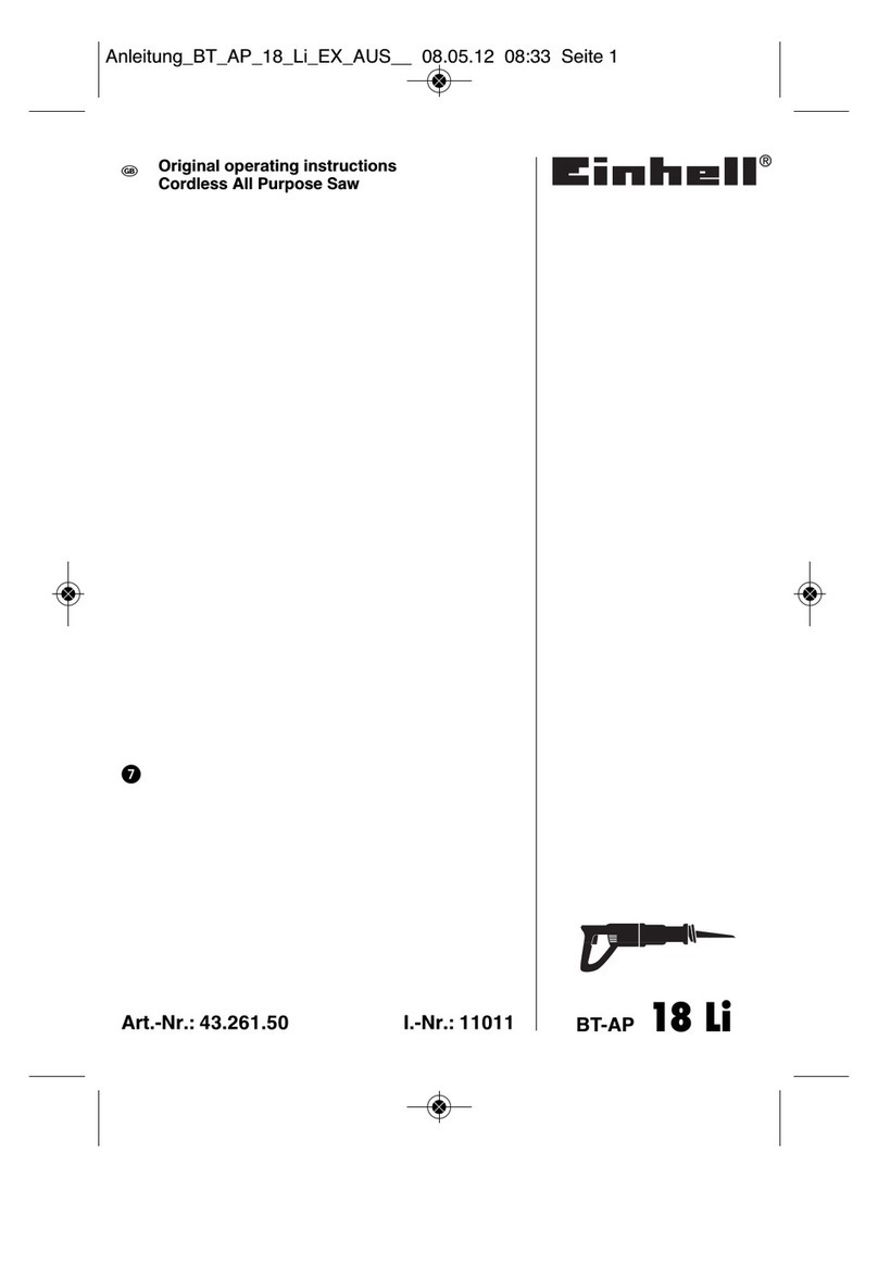 EINHELL BT-AP 18 Li User manual