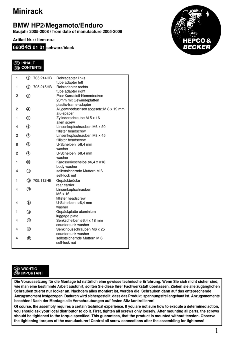 hepco & becker 660645 01 01 manual