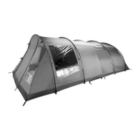 Vango UNIVERSAL FRONT AWNING MEDIUM Pitching instructions