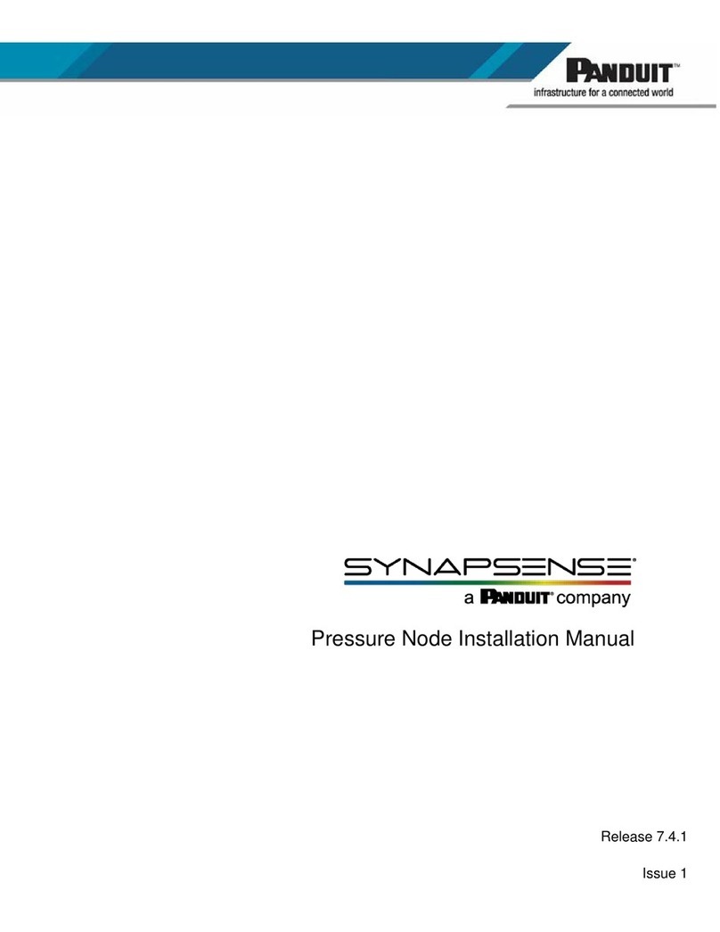 Panduit SynapSense Pressure Node installation manual