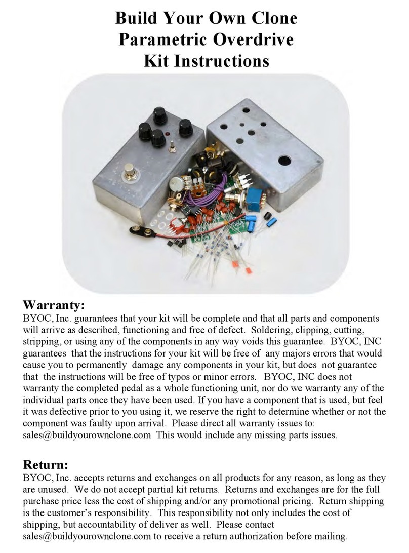 BYOC Parametric Overdrive User manual