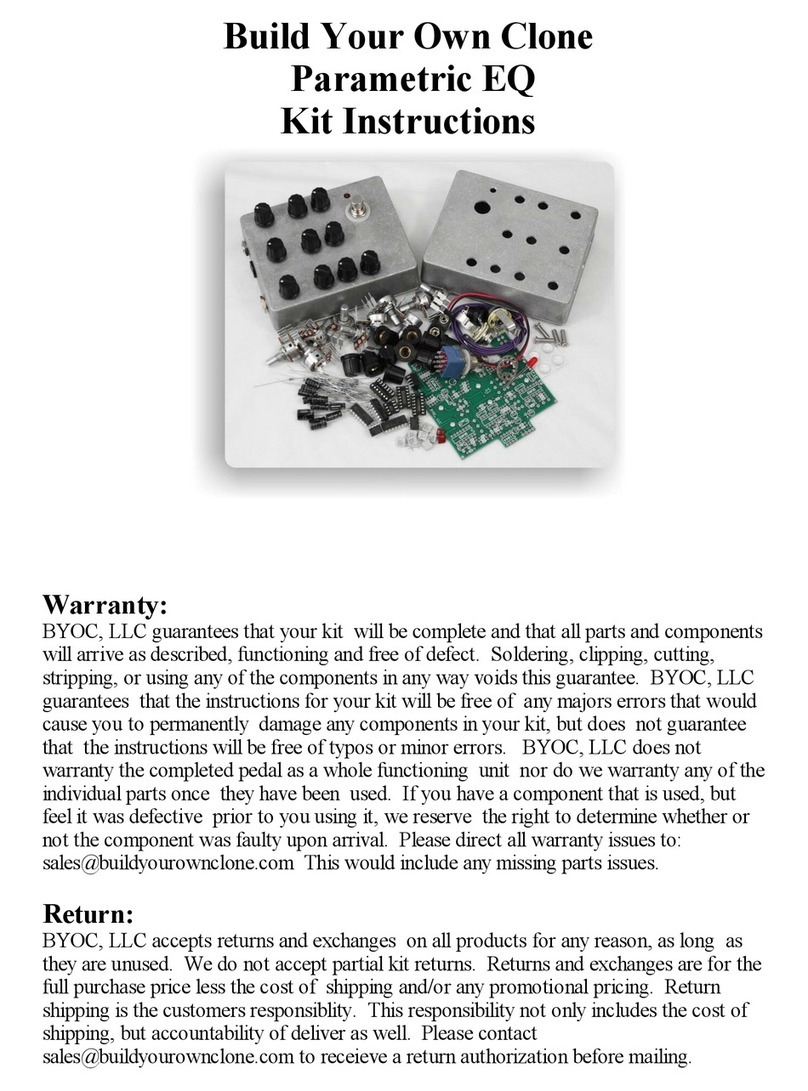 BYOC Parametric EQ User manual