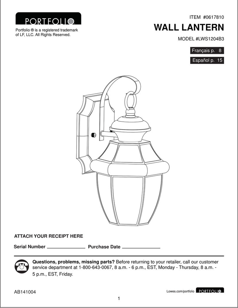 Portfolio LWS1204B3 manual