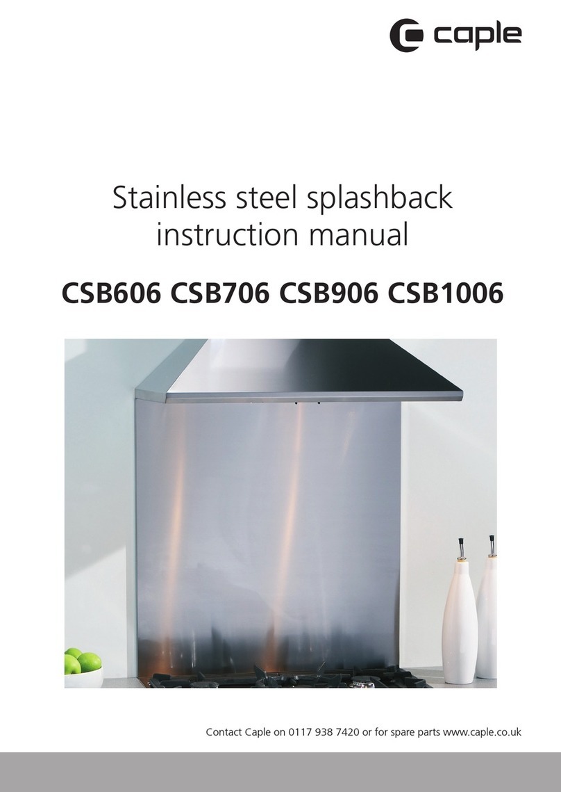 Caple CSB606 User manual