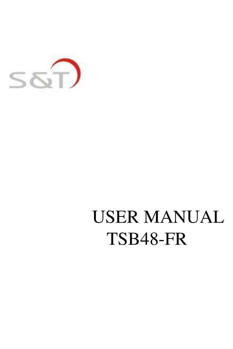 S&T TSB48-FR user manual