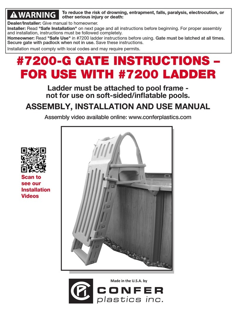 Confer Plastics 7200-G User manual