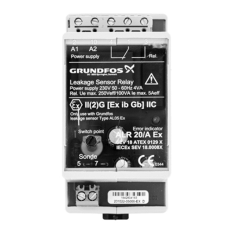 Grundfos ALR 20/A Ex Installation and operating instructions