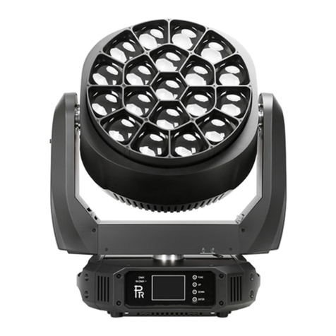 PR Lighting PR-8129 product manual