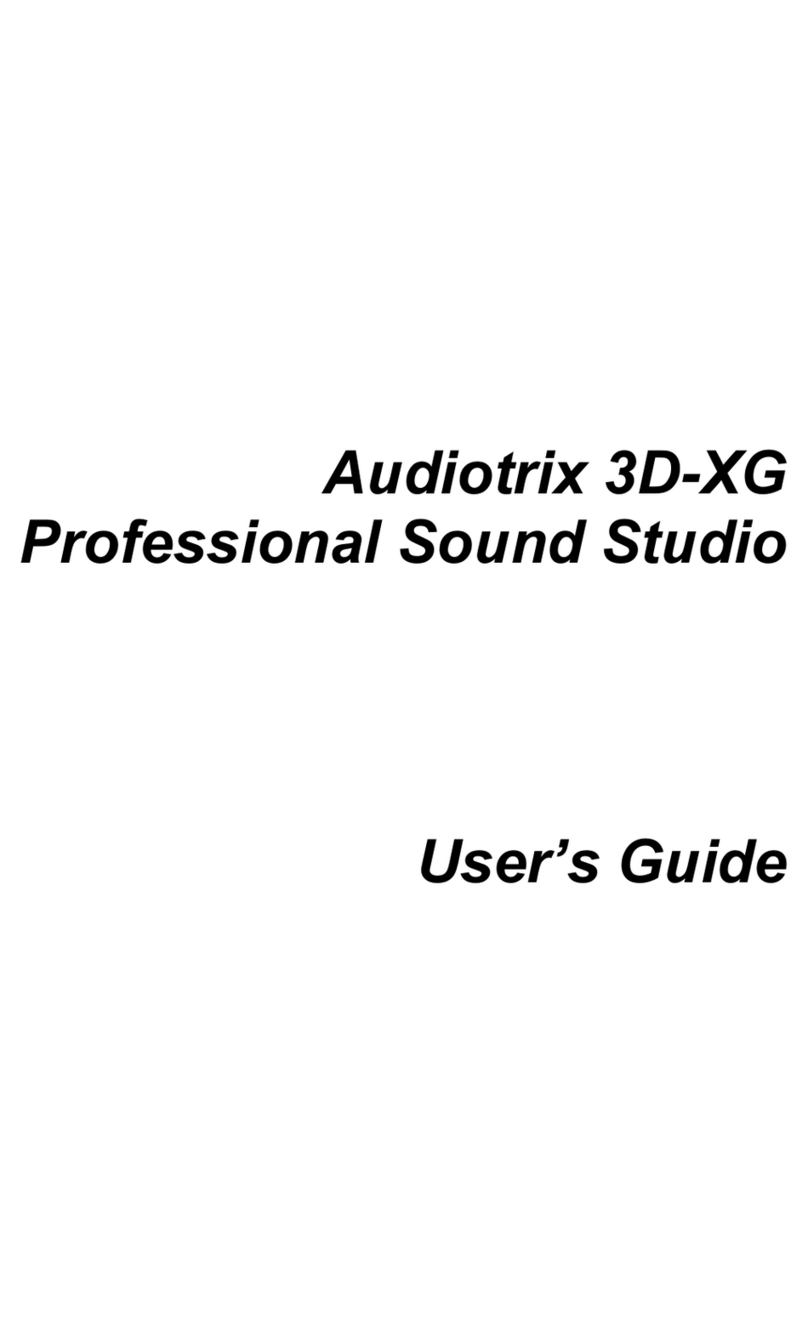 Mediatrix Audiotrix 3D-XG user guide