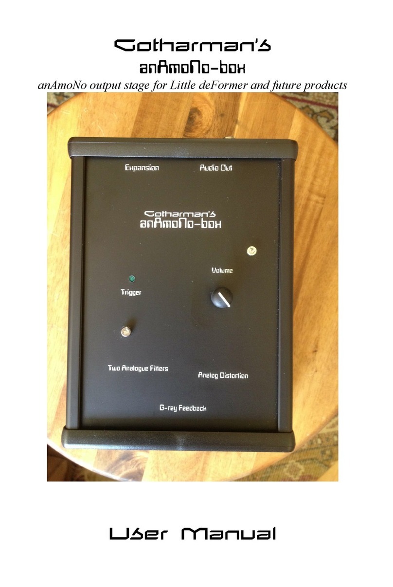 Gotharman Gotharman's anAmoNo-box User manual