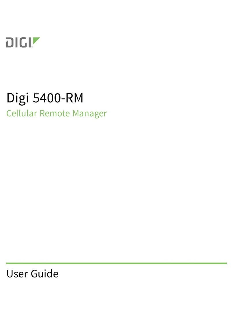 Digi 5400-RM User manual