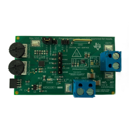Texas Instruments DRV821 EVM Series User manual