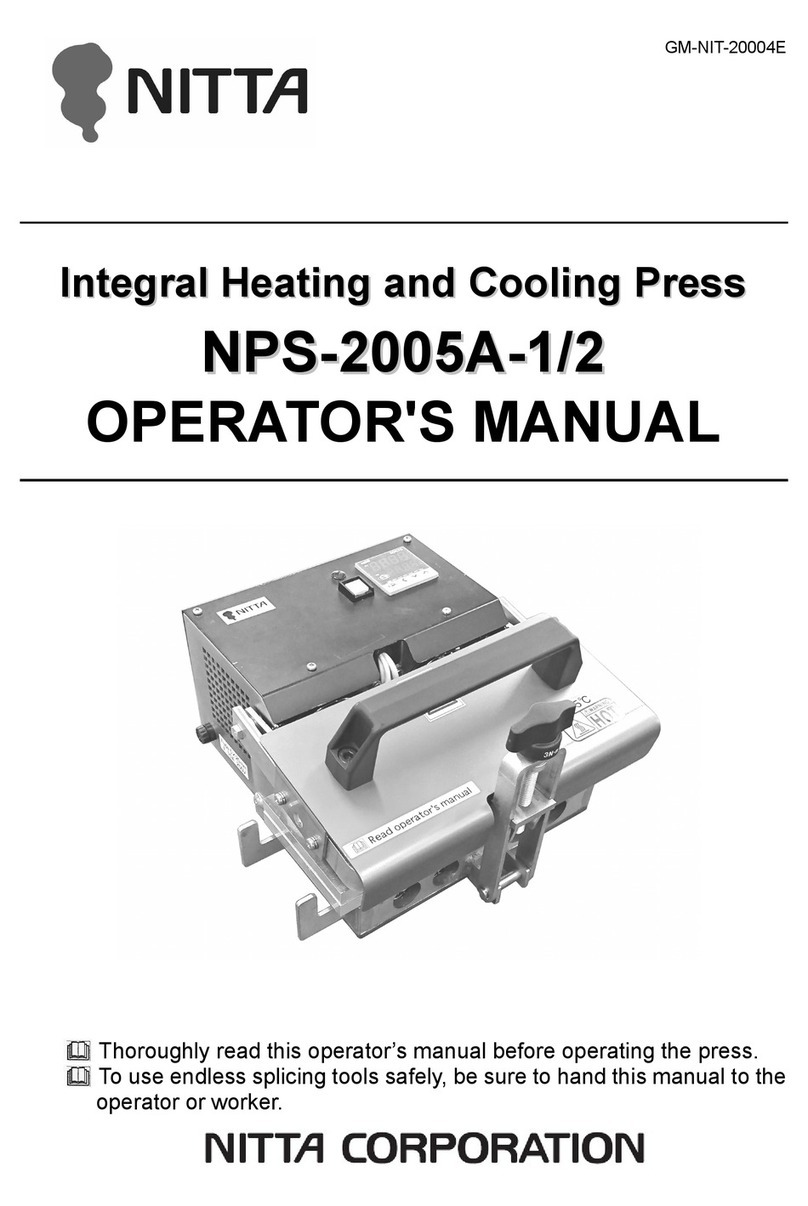 Nitta NPS-2005A-1 Operator's manual