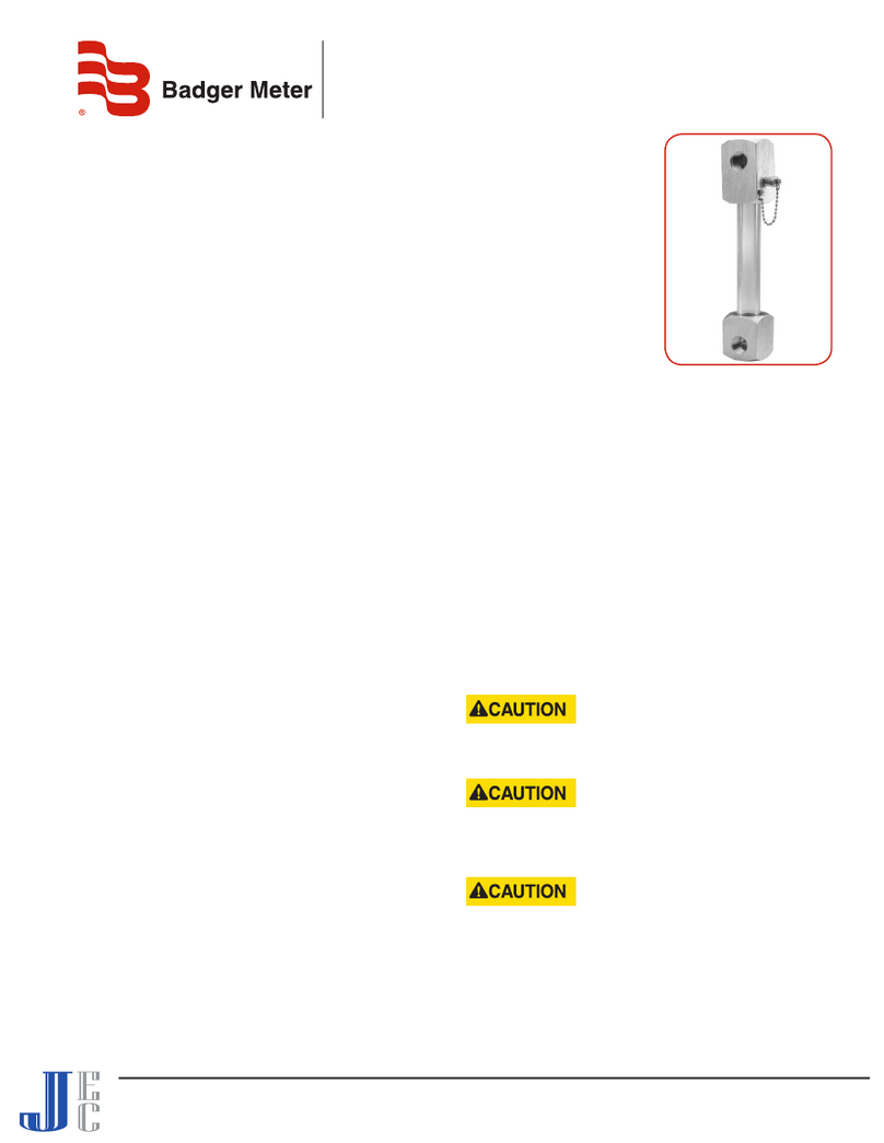 Badger Meter MEASURE RITE User manual