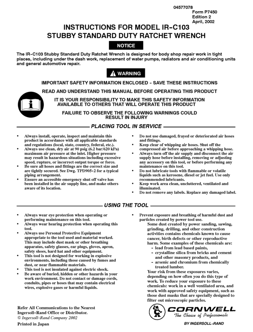 Cornwell Tools IR-C103 instructions