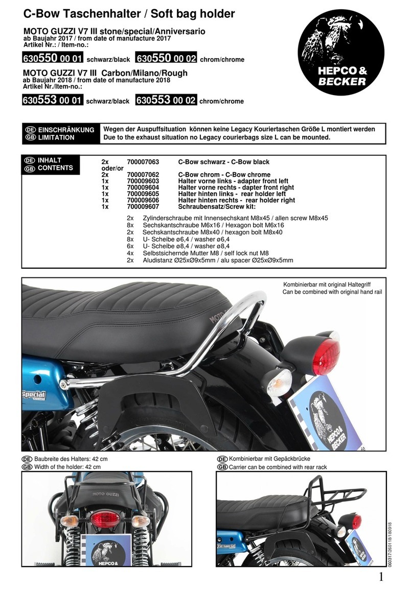 hepco & becker 6305500001 User manual hepco & becker 6305500001 User manual