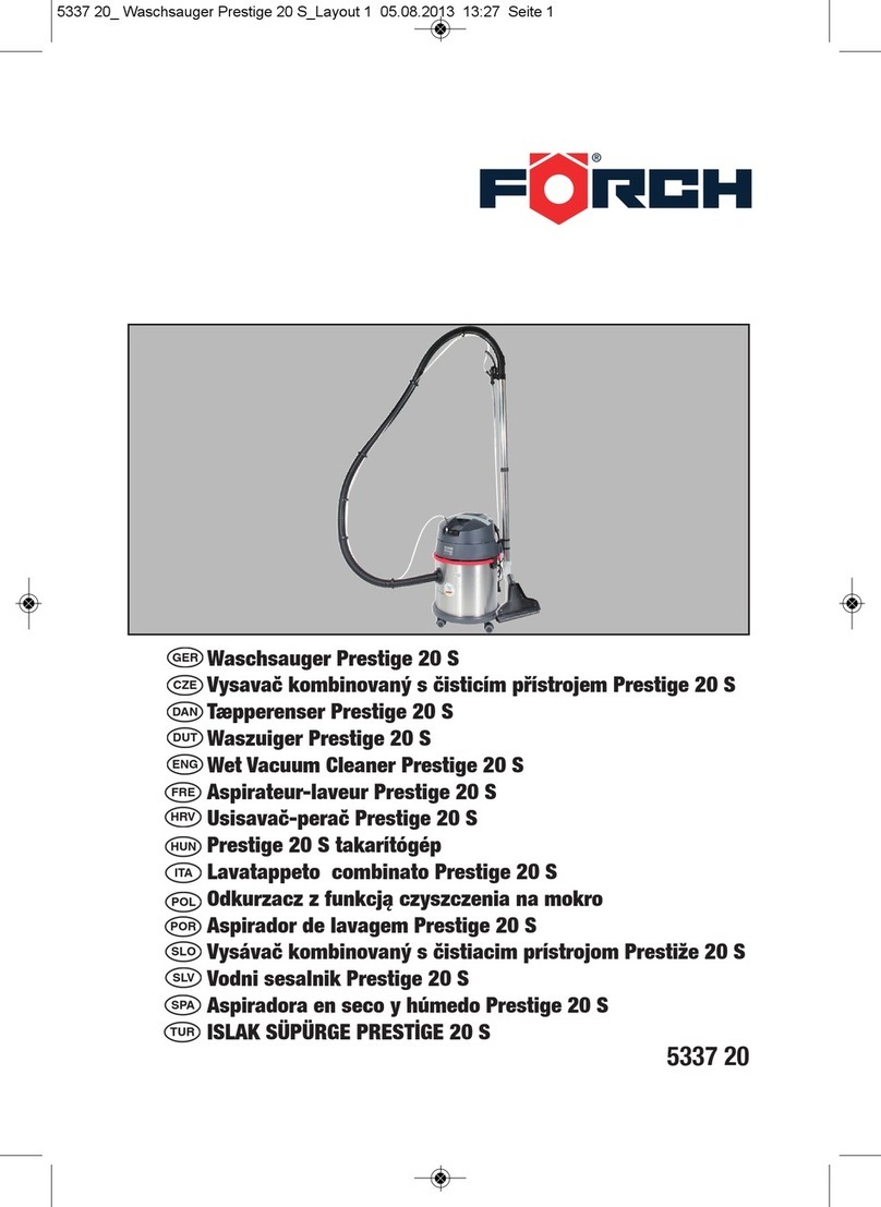 Forch Prestige 20 S manual