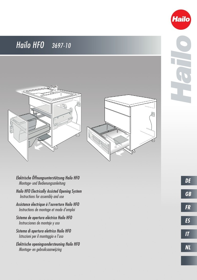 Hailo HFO 3697-10 Instructions for assembly and use