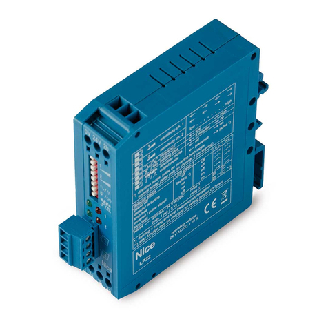 Nice LP22 User, installation and safety instructions