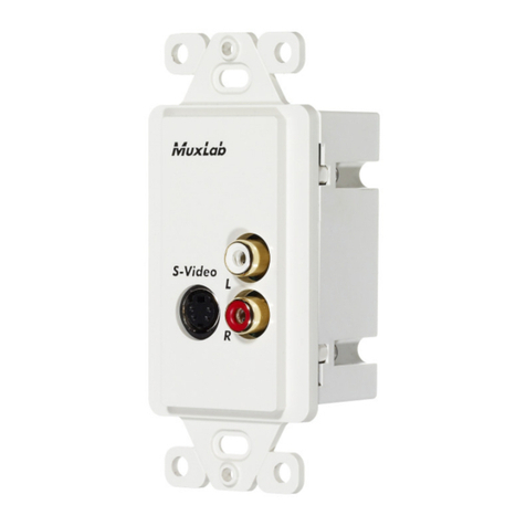 MuxLab 500038-WP-US User manual