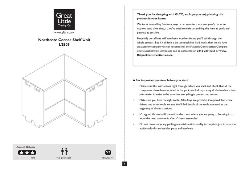 Great Little Trading Northcote L2505 Assembly instructions Great Little Trading Northcote L2505 Assembly instructions
