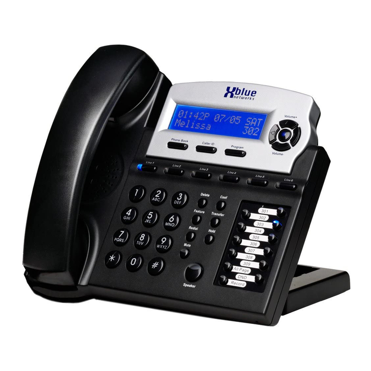 Xblue Networks X16 Reference guide
