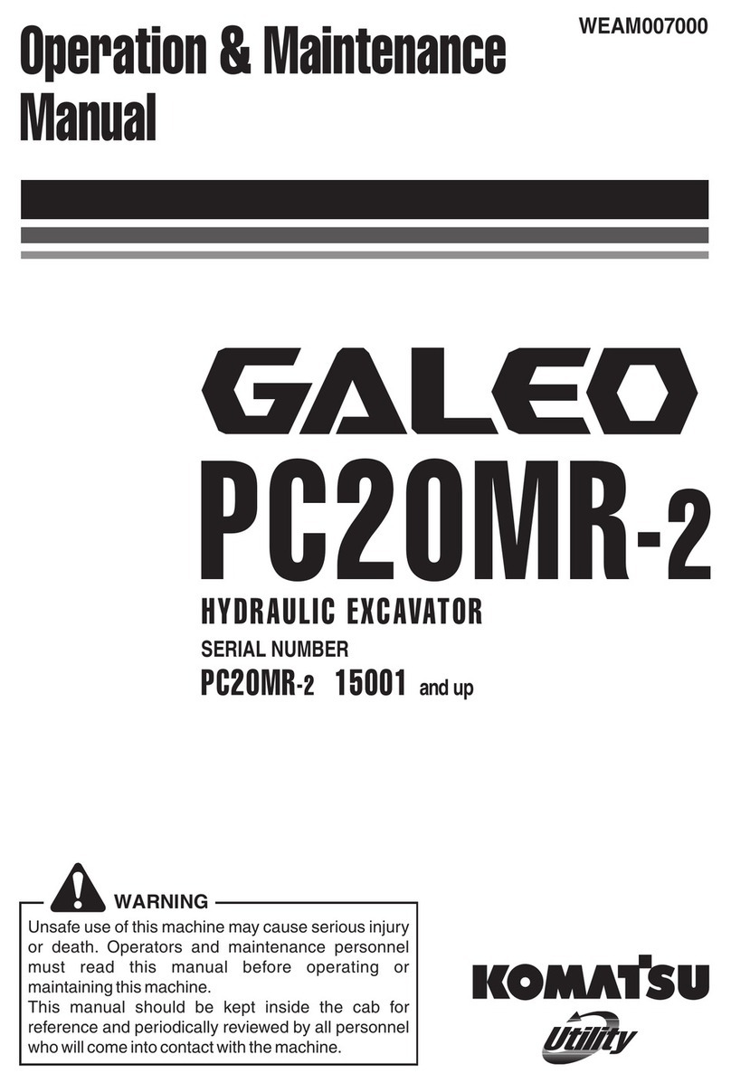 Komatsu Utility GALEO PC20MR-2 Operation & maintenance manual