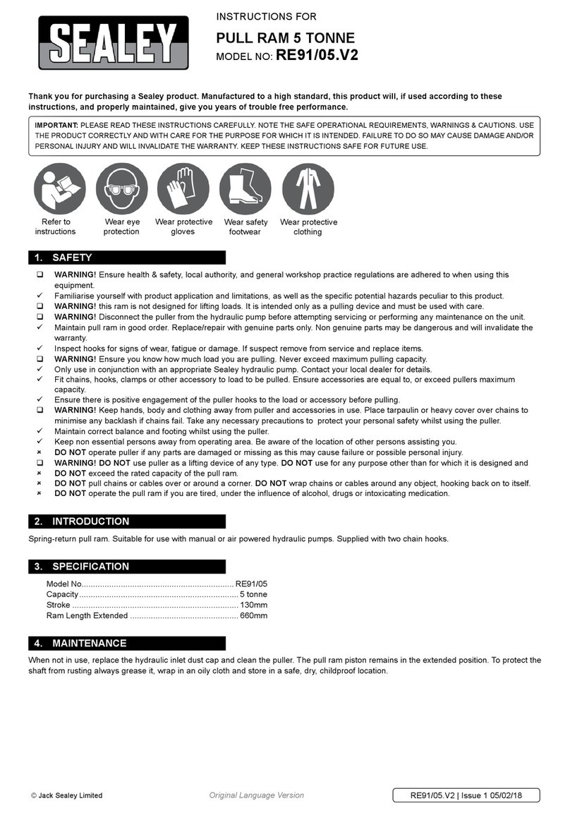 Sealey RE91/05.V2 instructions