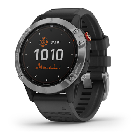 Garmin Fenix 6 Solar Instruction manual Garmin Fenix 6 Solar Instruction manual