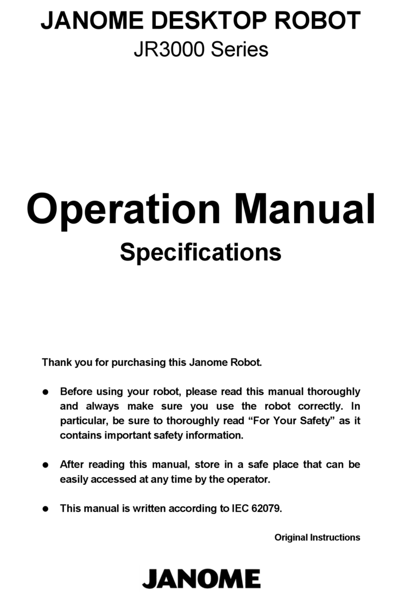 Janome JR3000 Series Operation manual