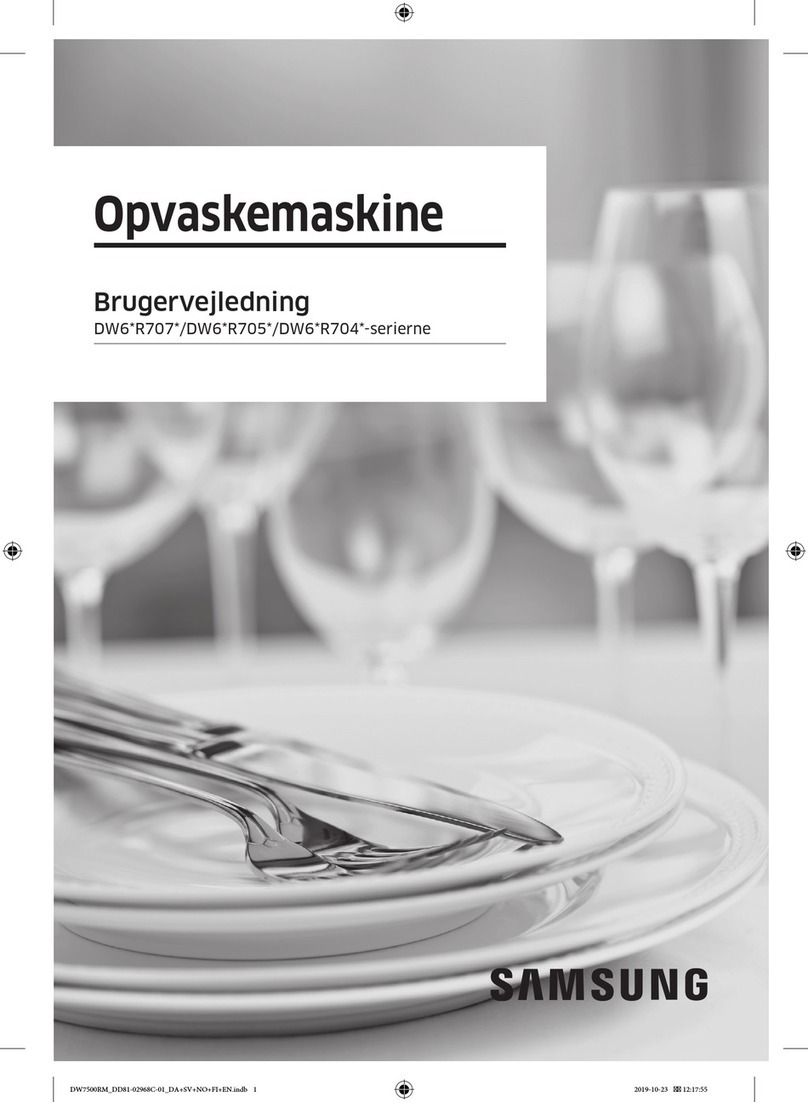 Samsung DW6 R707 Series user manual