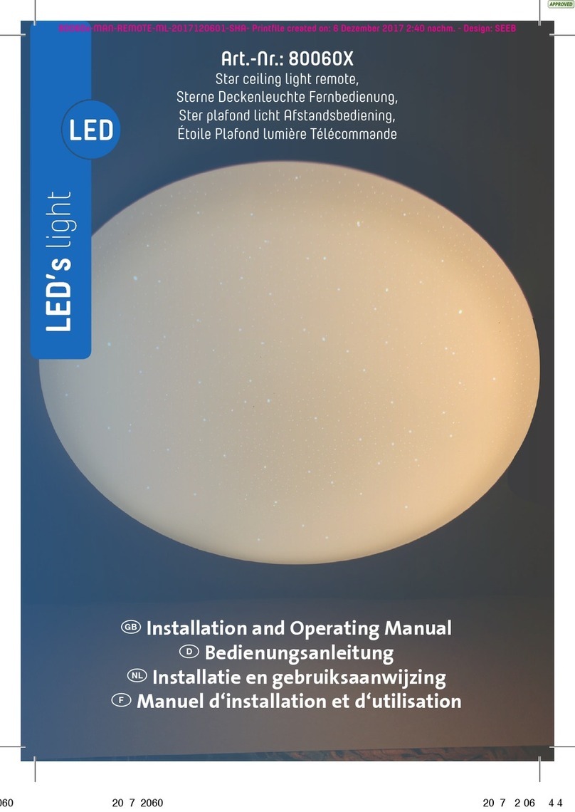 LED's light LED Installation and operating manual