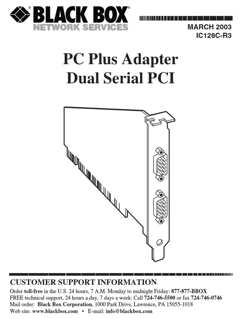 Black Box IC128C-R3 manual