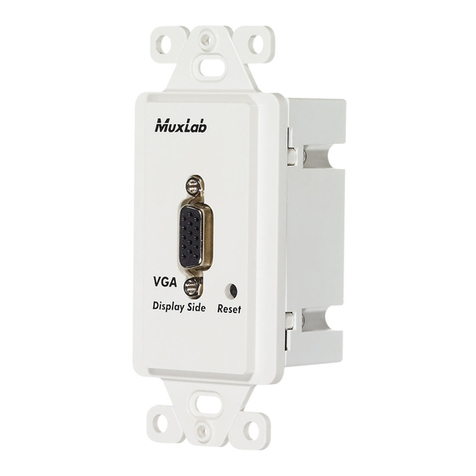 MuxLab 500041-WP-US User manual