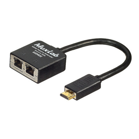 MuxLab 500402 Quick installation guide