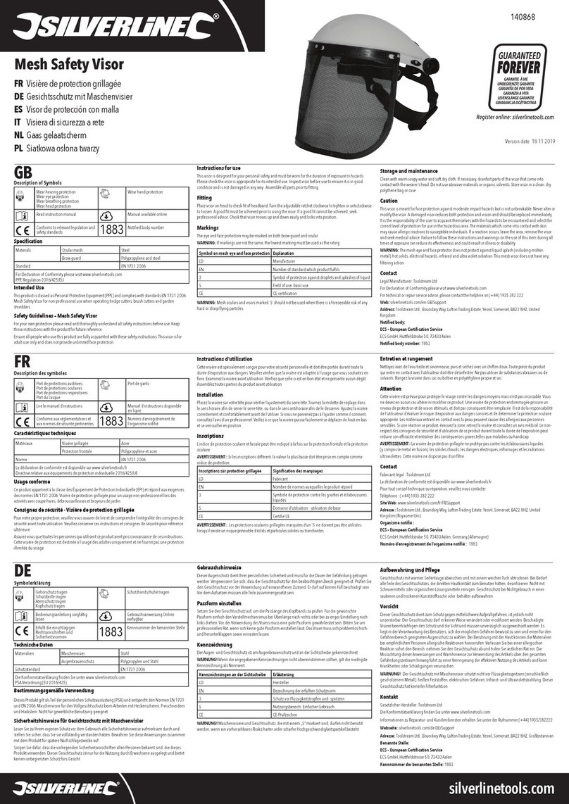 Silverline 140868 manual