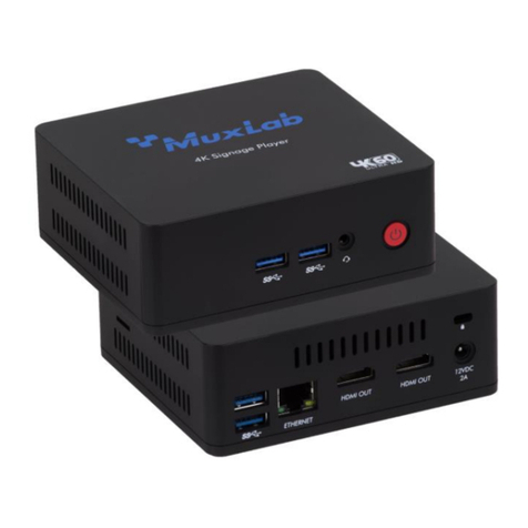 MuxLab 500789 Quick installation guide